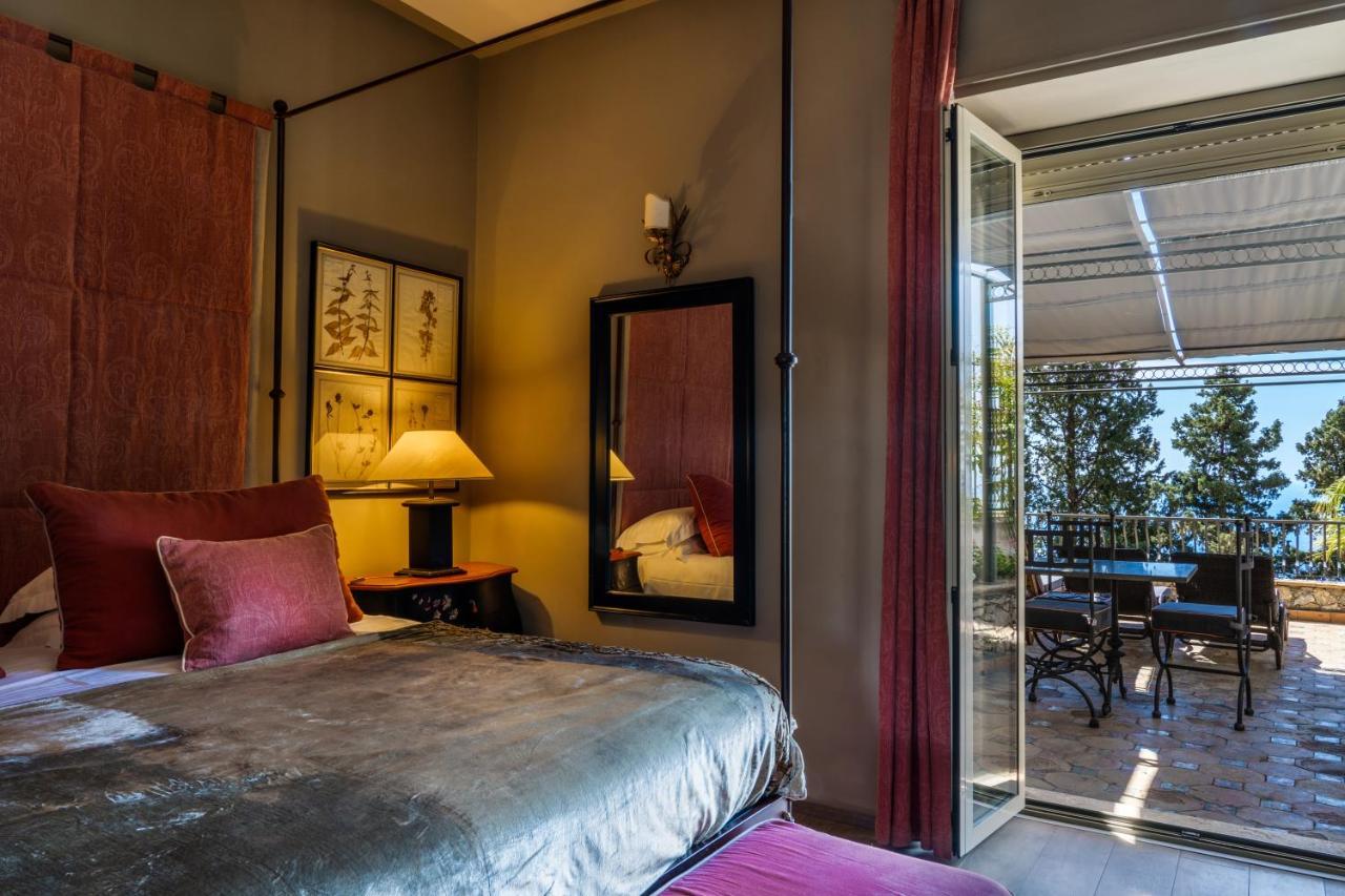 Hotel Villa Carlotta ตาออร์มินา ภายนอก รูปภาพ