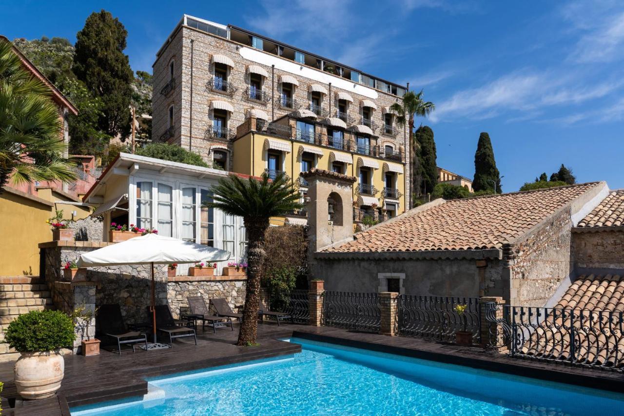 Hotel Villa Carlotta ตาออร์มินา ภายนอก รูปภาพ