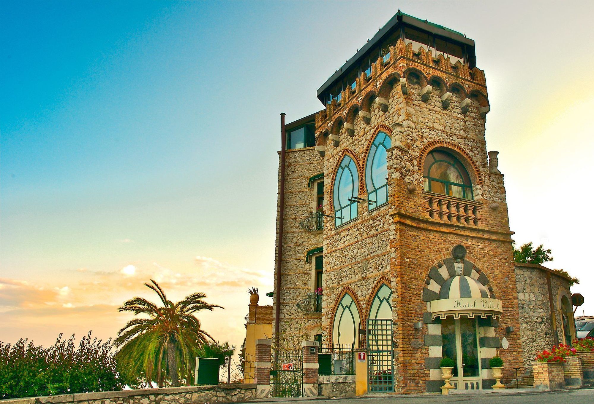 Hotel Villa Carlotta ตาออร์มินา ภายนอก รูปภาพ
